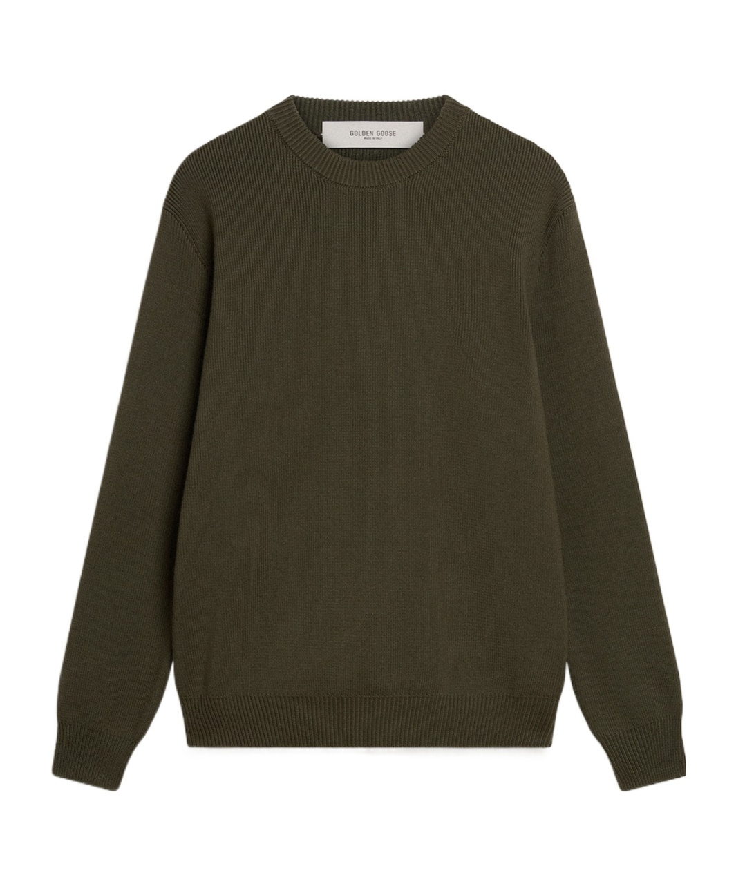 Golden Goose Deluxe Brand Logo Detailed Crewneck Jumper In Green