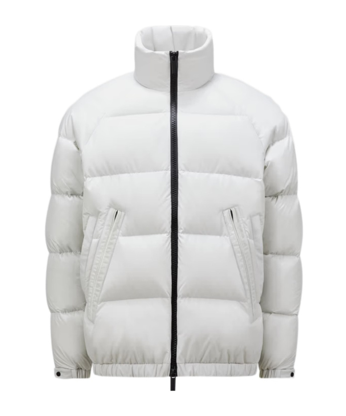 Moncler Jouglar Short Down Jacket In Gray