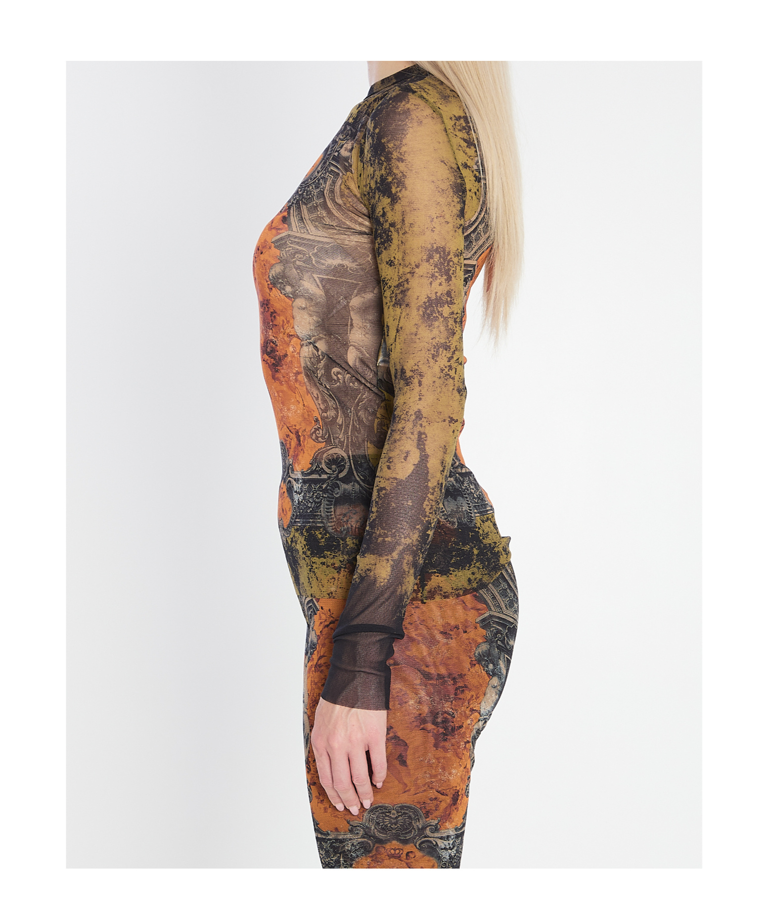 Jean Paul Gaultier Printed Tops In Multi