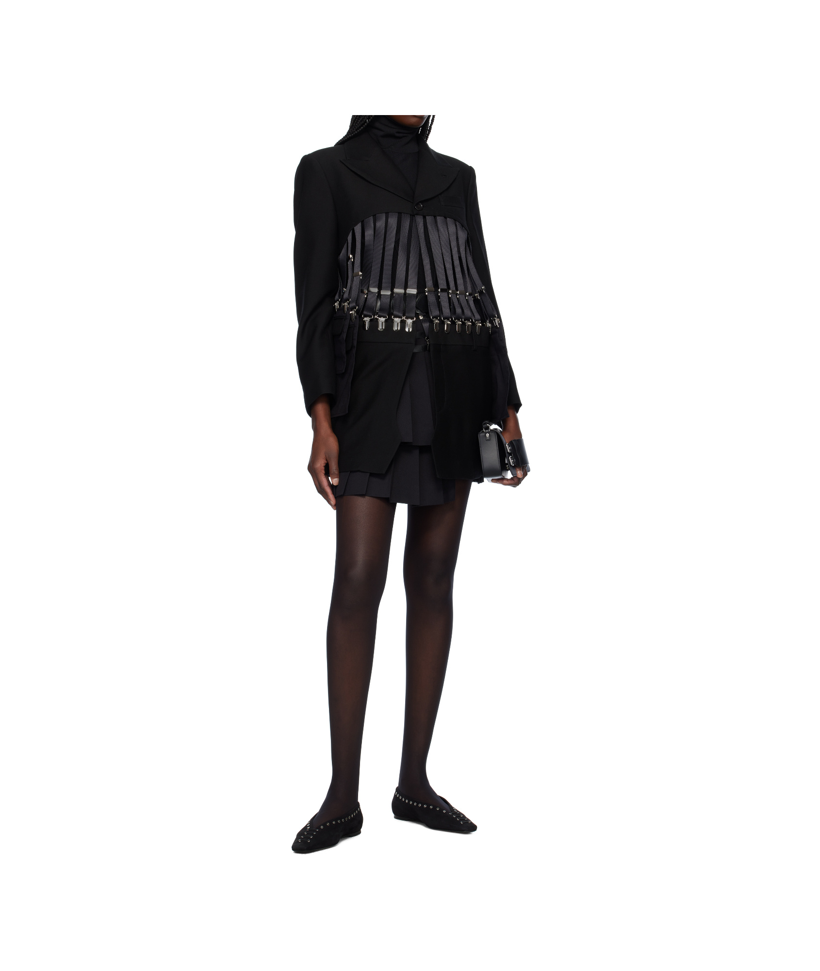 Comme Des Garçons Long Sleeve Blazer In Black