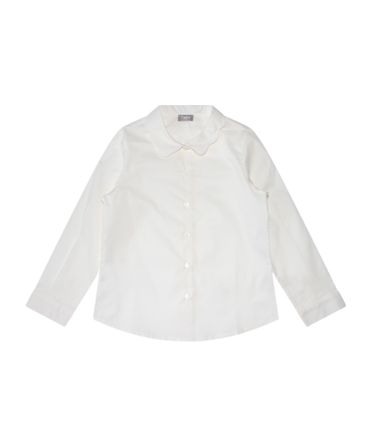 IL GUFO IL GUFO SCALLOPED COLLAR POPLIN SHIRT