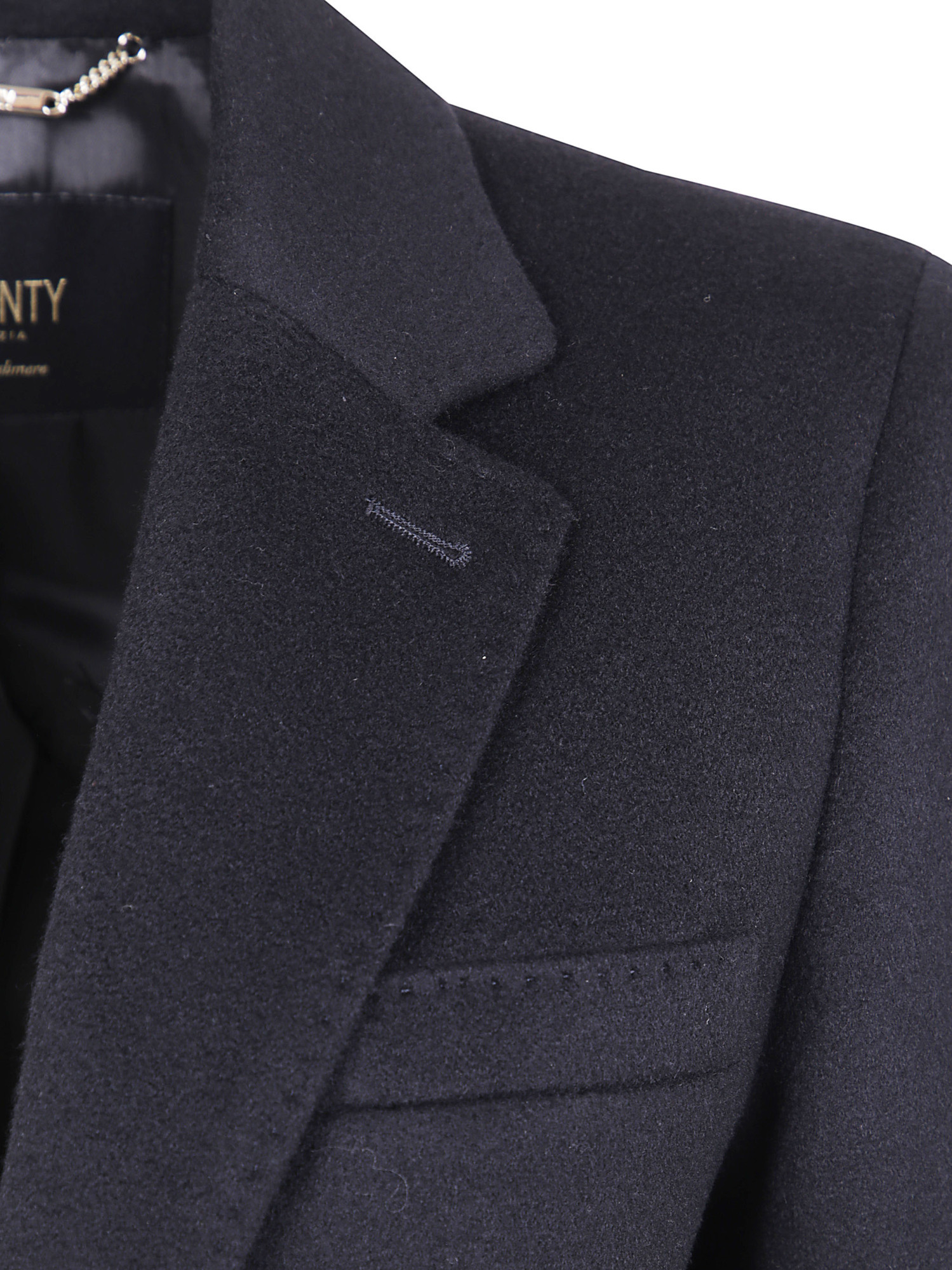 Seventy Notched-lapel Coat In Blue