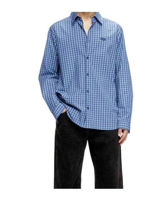Diesel Checked Shirt With Oval D Embroidery