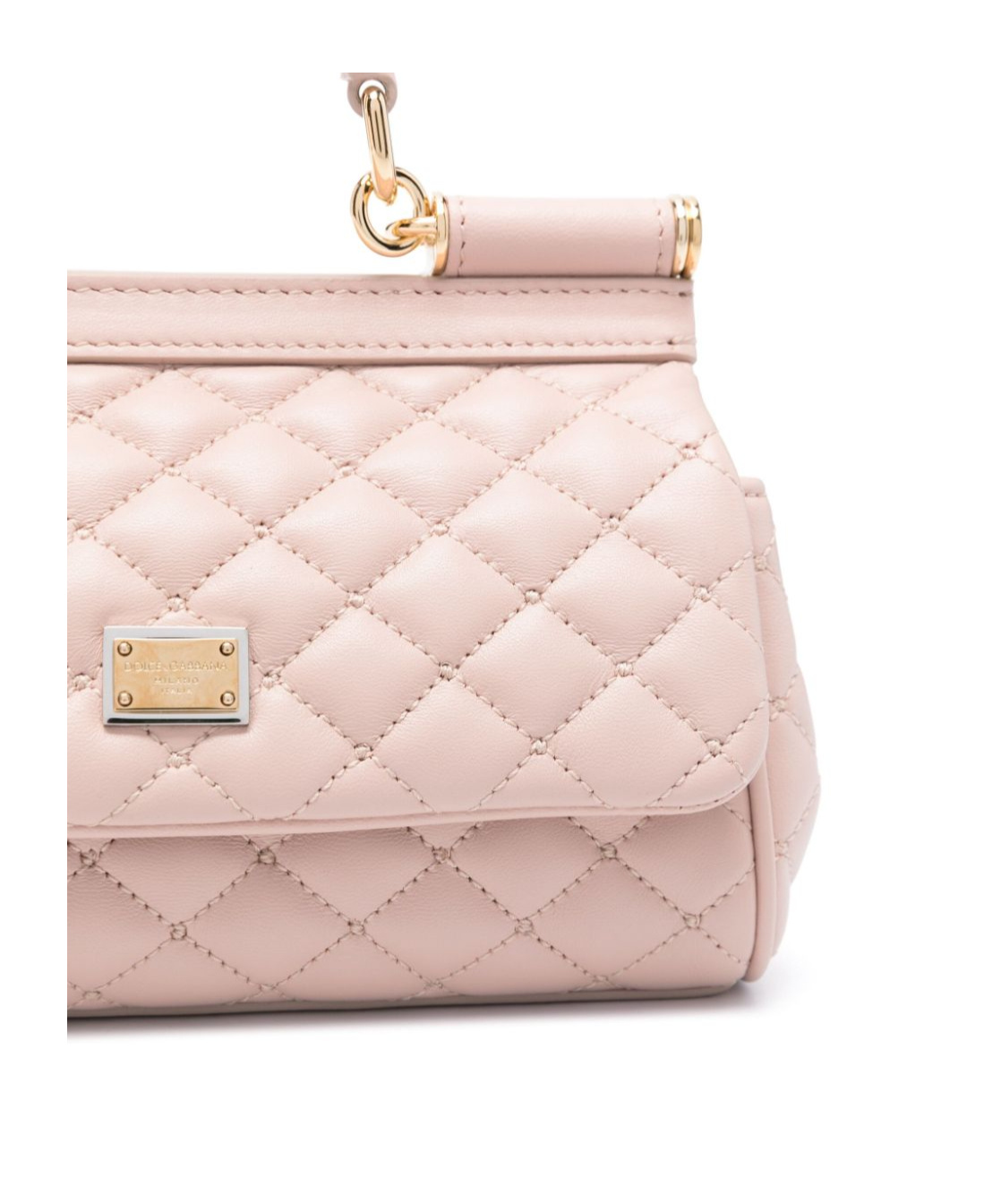 Dolce & Gabbana Small Sicily Handbag In Nude