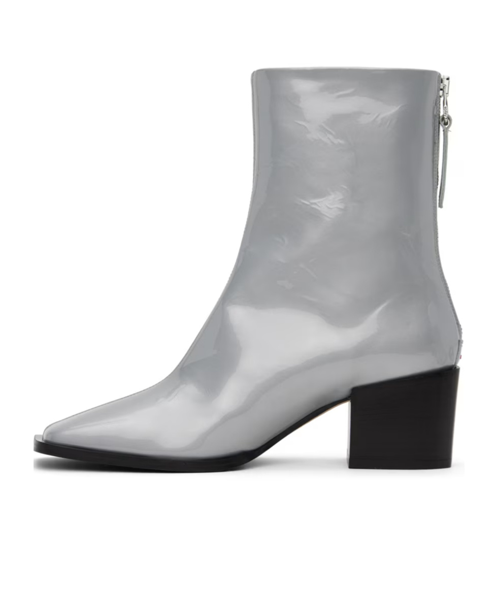 AEYDE SQUARE HEAD AND ANKLE BOOTS 