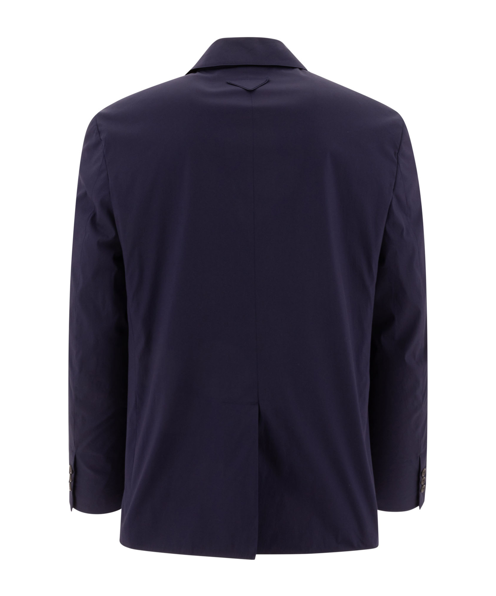 PRADA SINGLE-BREASTED COTTON BLEND JACKET