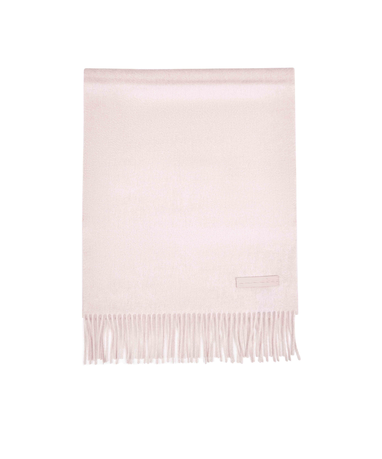 Zegna Fringed Wool Scarf In Pink