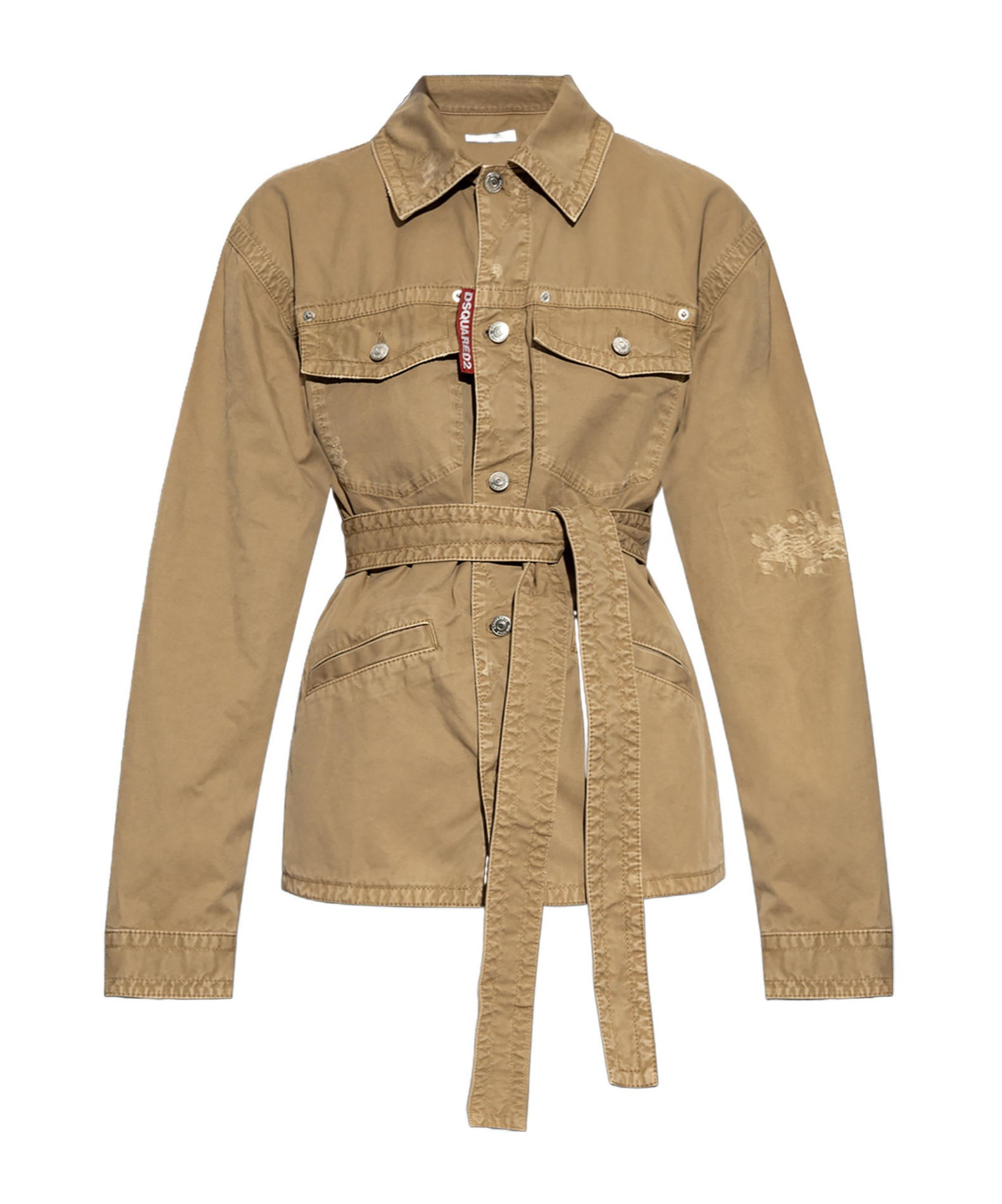 Dsquared2 Long-sleeved Shirt In Green