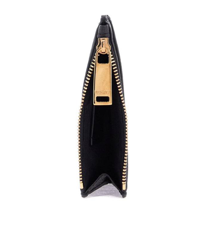 Versace Medusa Biggie Zipped Wallet In Black