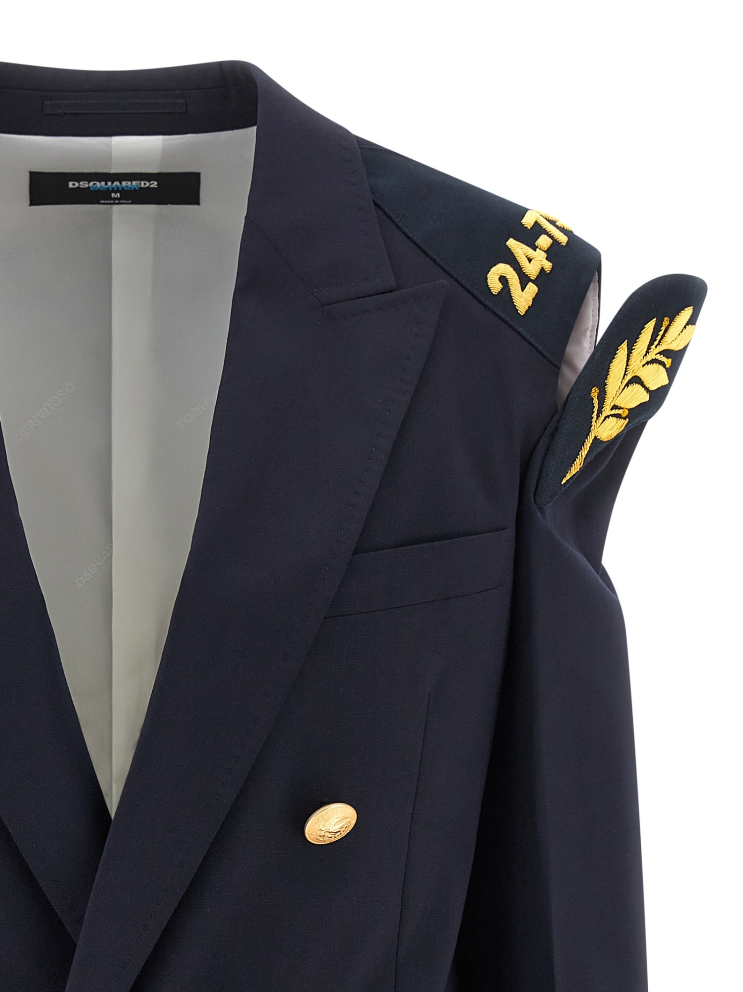 Dsquared2 X Bettter Double-breasted Blazer In Blue