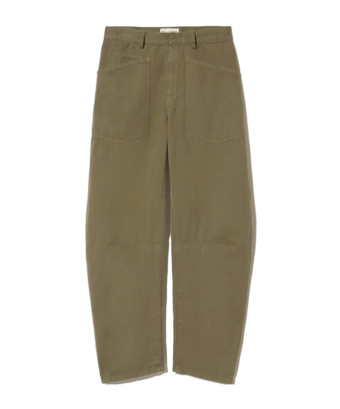 Nili Lotan Belt Loop Casual Pants In Green