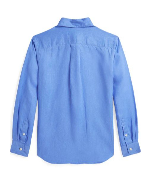 Polo Ralph Lauren Long-sleeved Shirt In Blue