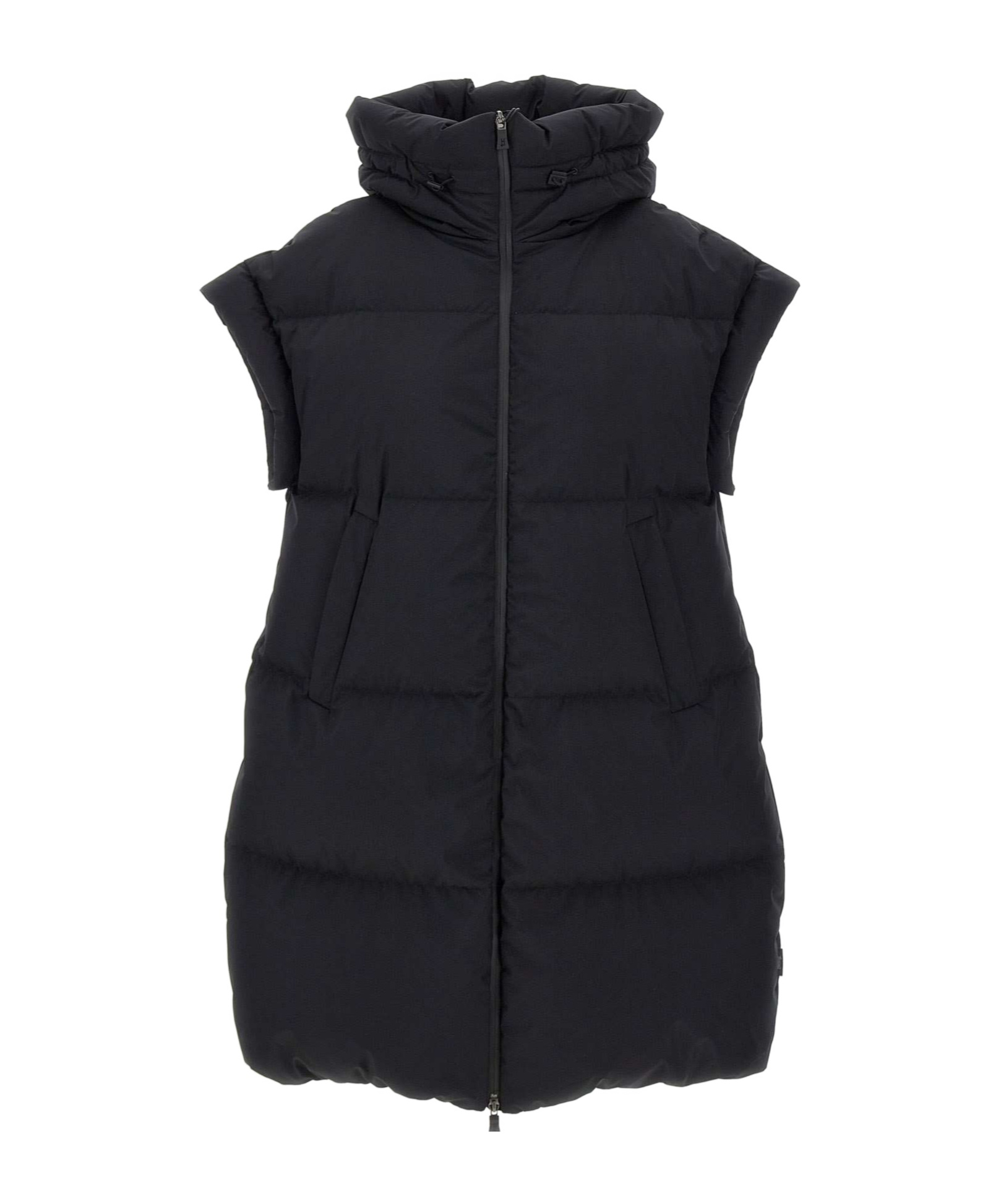 Herno Sleeveless Down Jacket In Black
