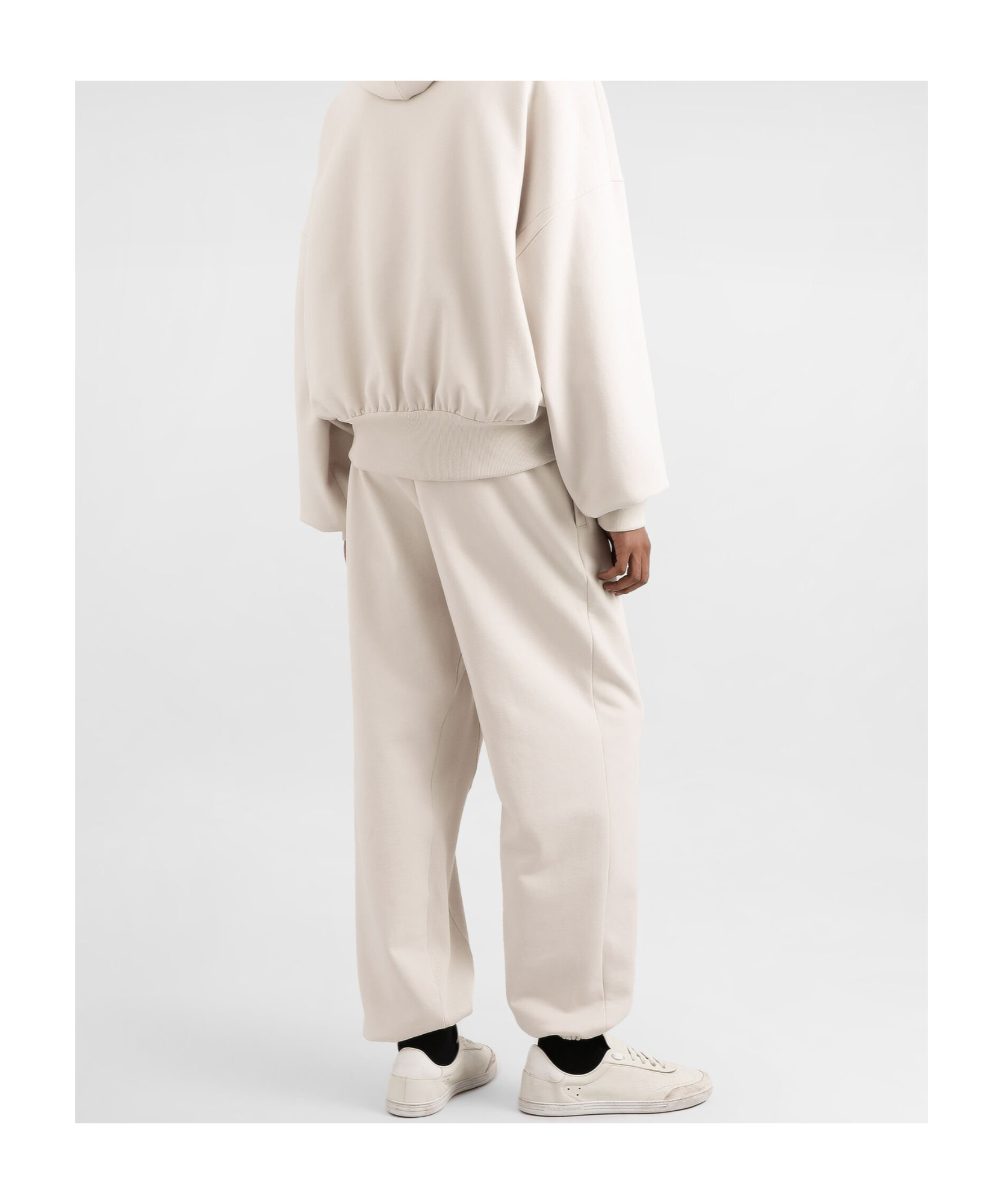 Dolce & Gabbana Knitted Jogging Pants In Pink