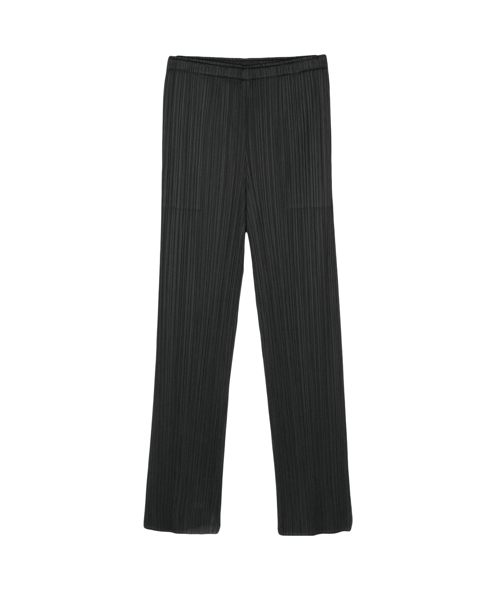Issey Miyake Stright-leg Pleated Trousers In Black