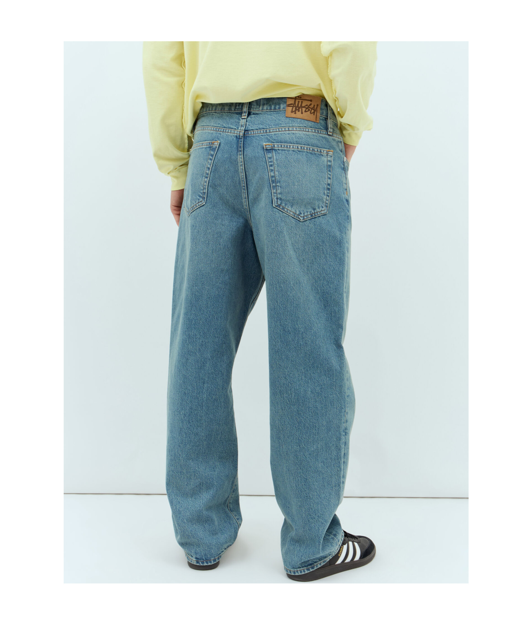 Stussy Belt-loop Jeans In Blue