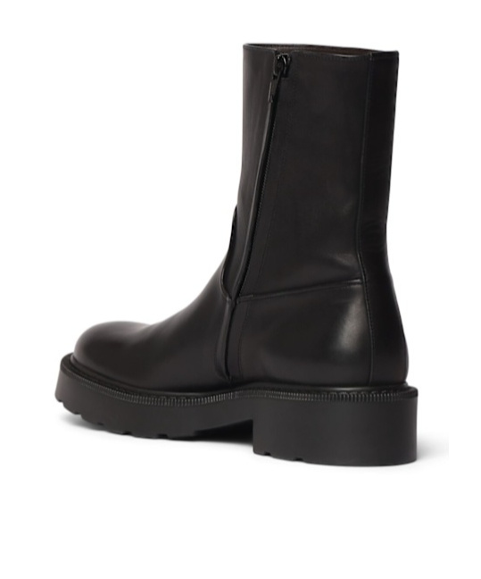 THE ROW ROUND-HEAD SHORT BOOTS