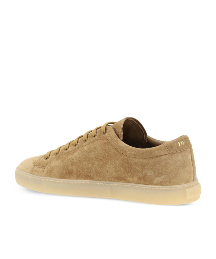Prada Lace-up Low-top Casual Shoes In Brown