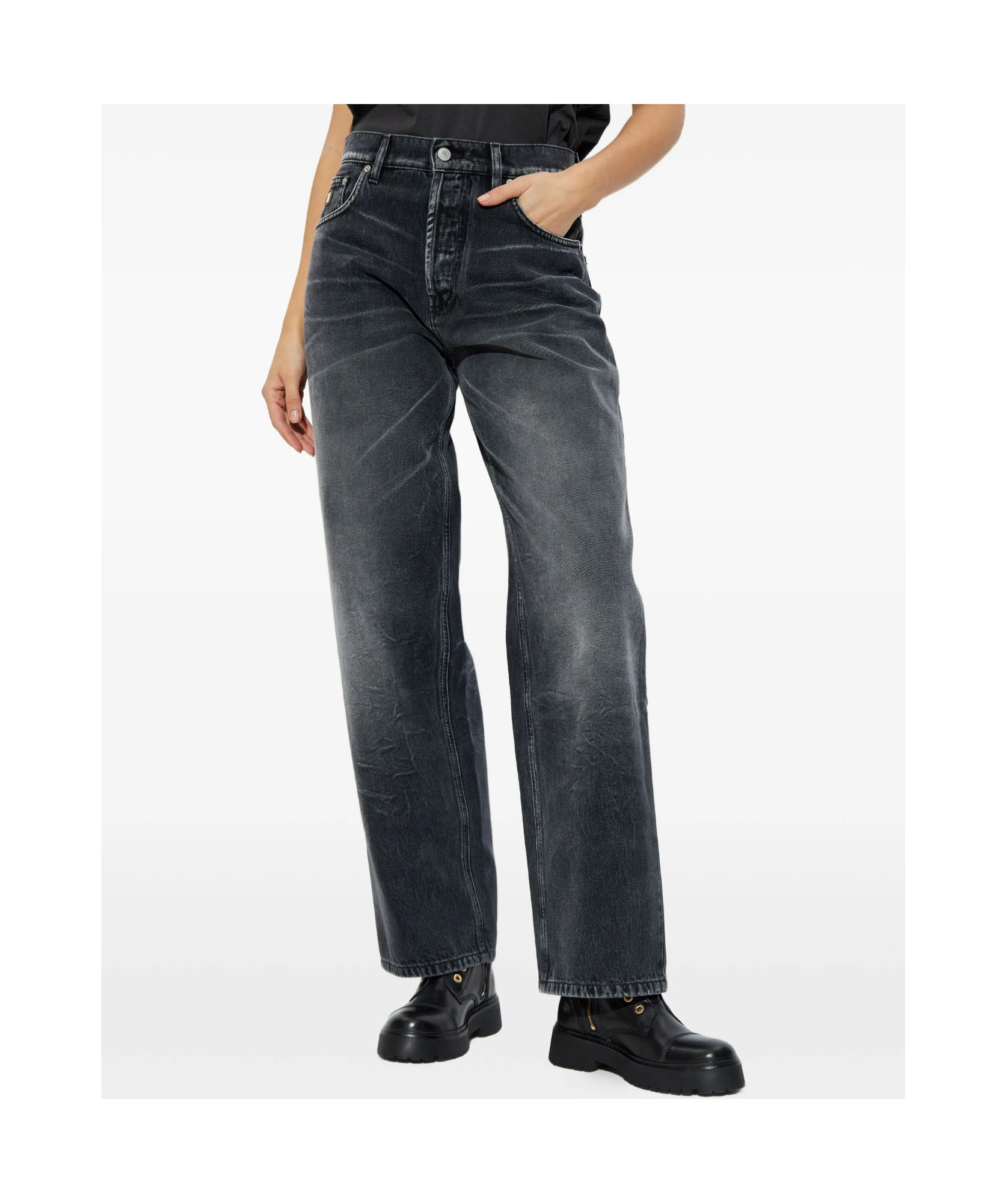 Moschino Straight-leg Jeans In Blue