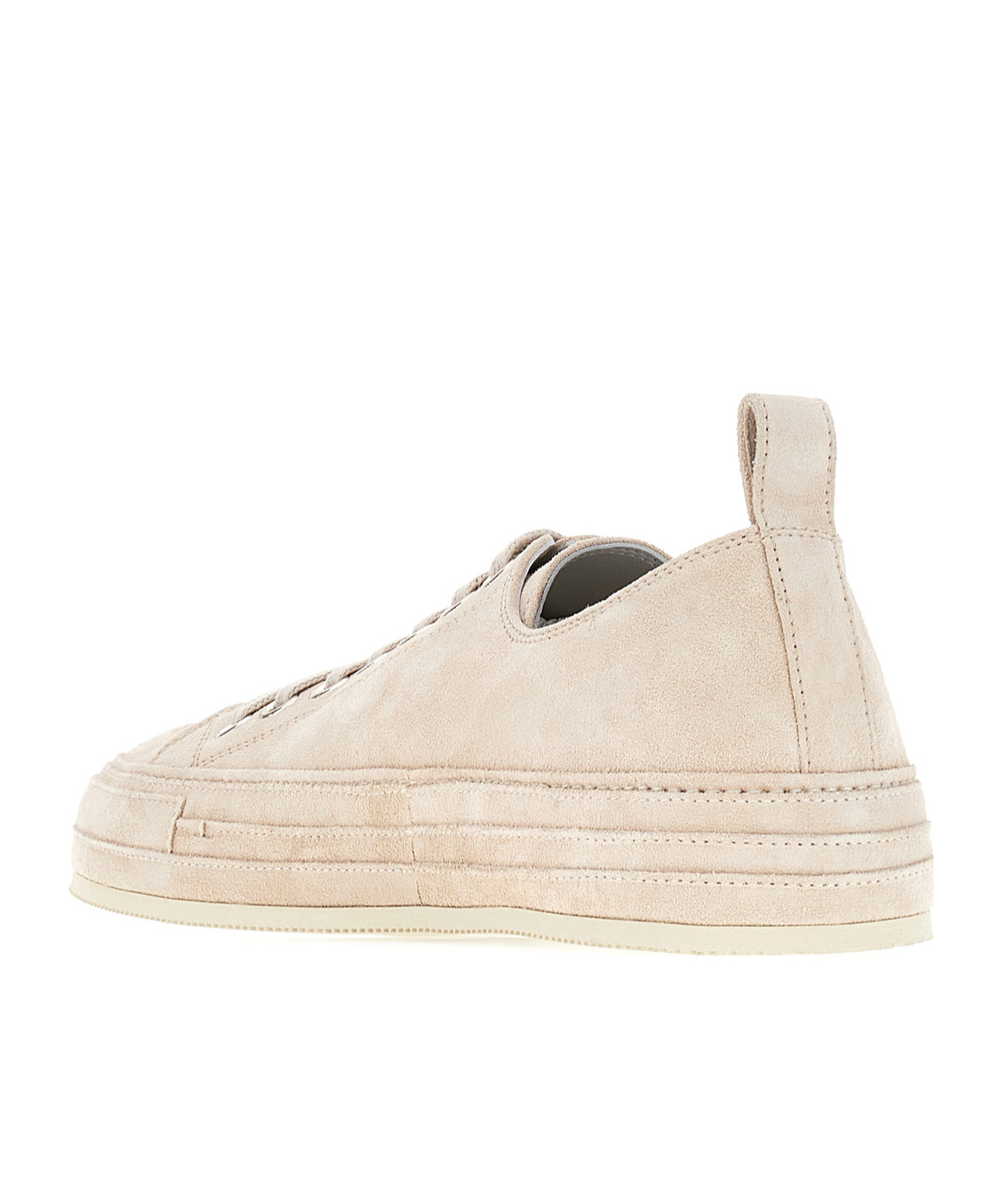 Ann Demeulemeester Gert Leather Low-top Sneakers In Nude
