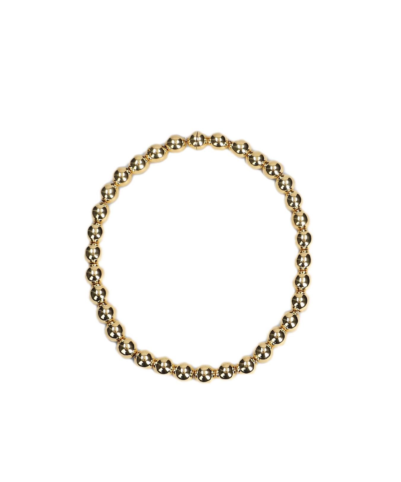 Jil Sander Beaded Choker In Gold