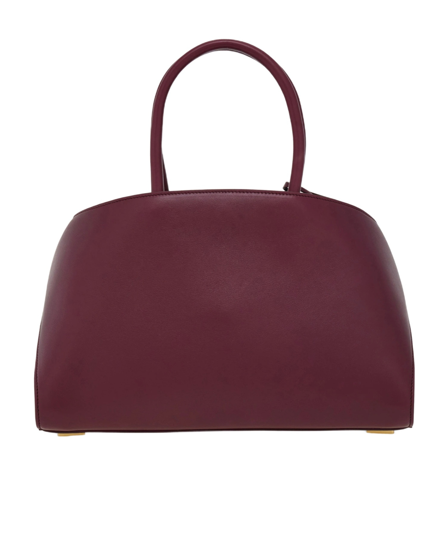 Ferragamo Medium Hug Leather Tote Bag In Purple