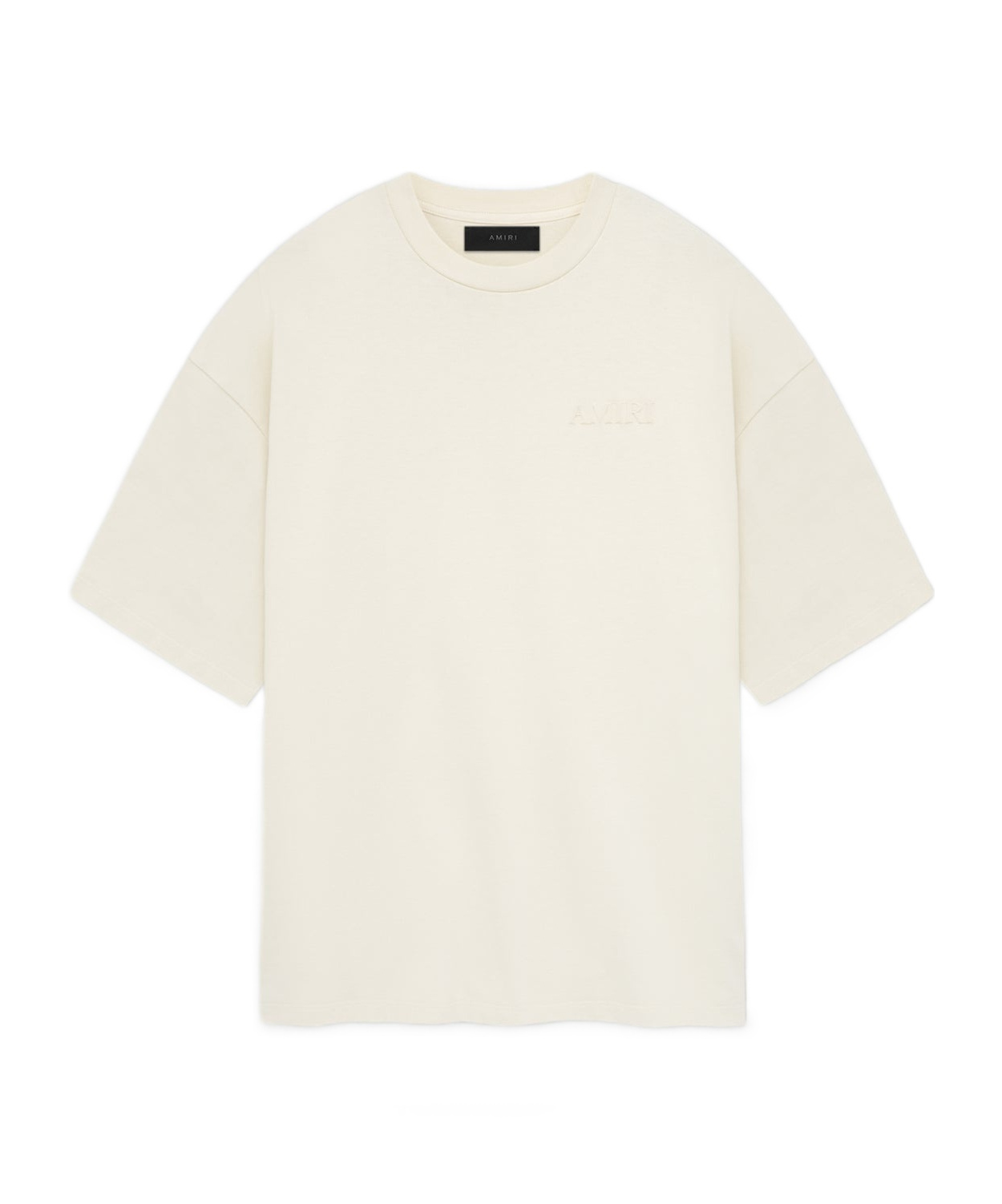 Amiri Logo-embroidered Cotton T-shirt In White