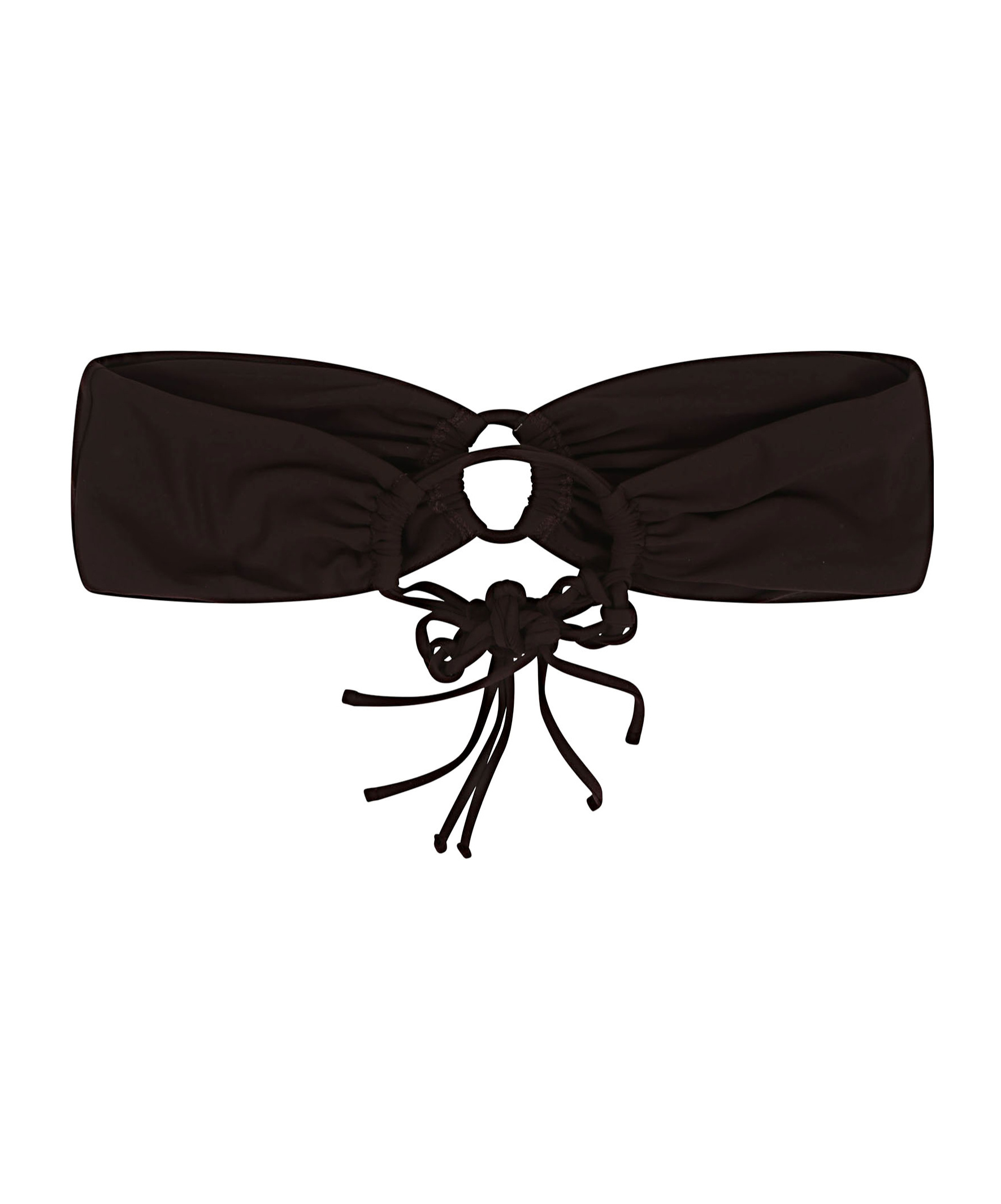 Jil Sander Strapless Bikini Top In Black