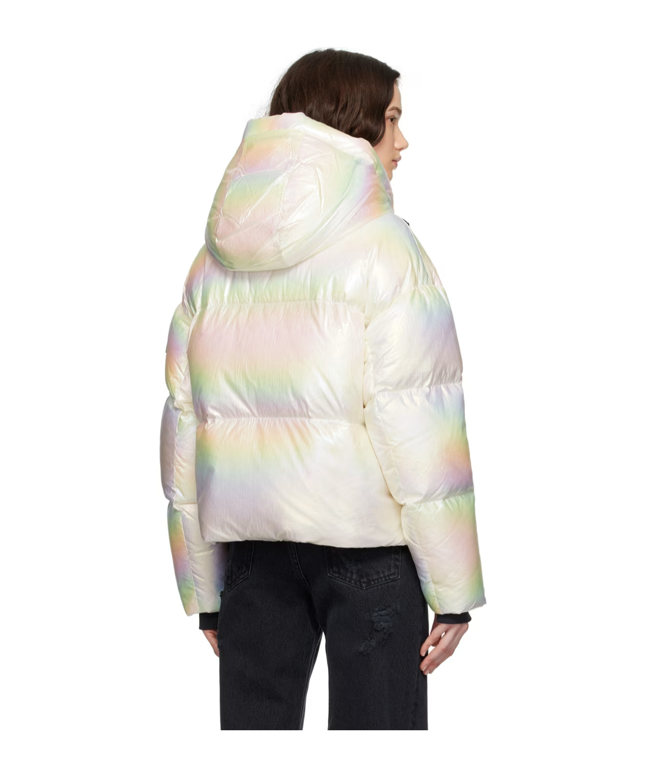 Mackage White Tessy Down Jacket In White