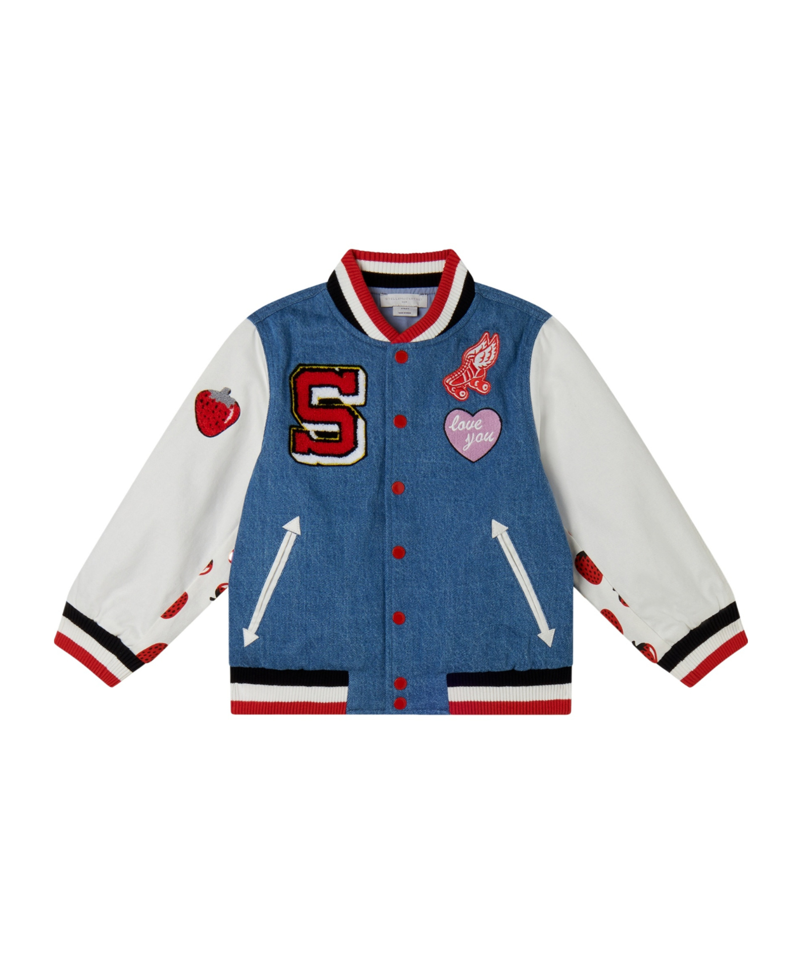 Stella Mccartney Long Sleeve Casual Jacket In Multi