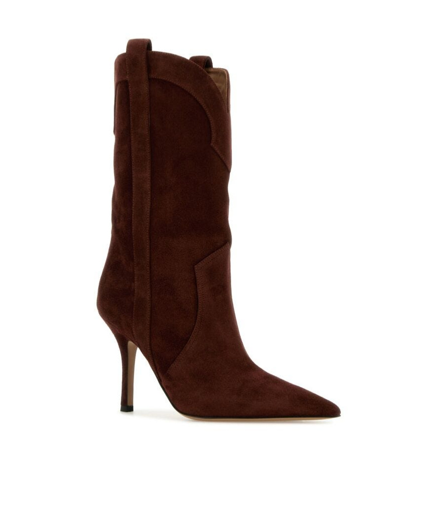Shop Paris Texas 95mm Paloma Boots In Brown
