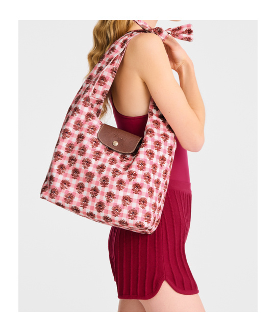 Longchamp Medium Le Pliage Shoulder Bag In Pink