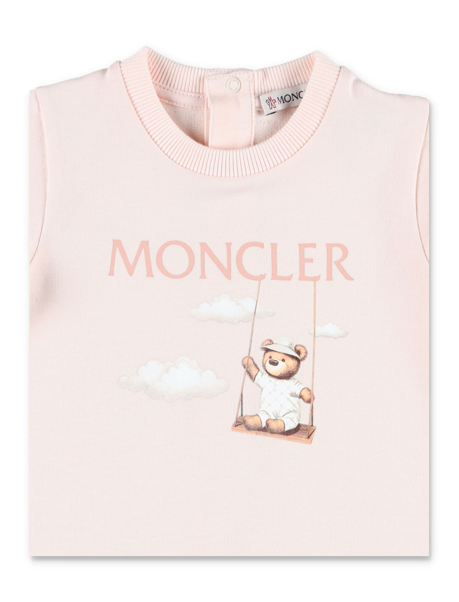 Moncler Jumpsuit Stampa In Pink