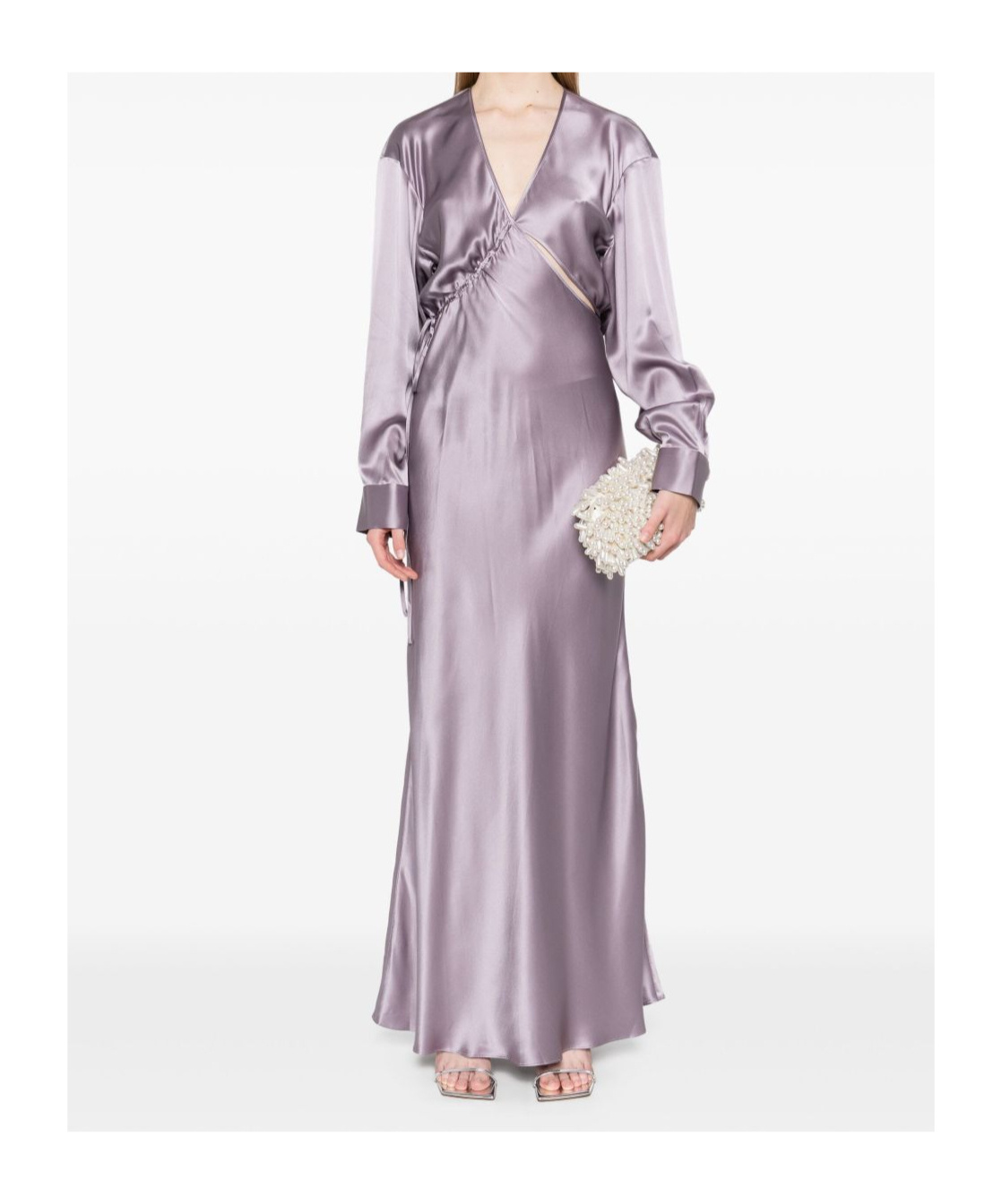 Christopher Esber Cross-cut Silk Maxi Dress