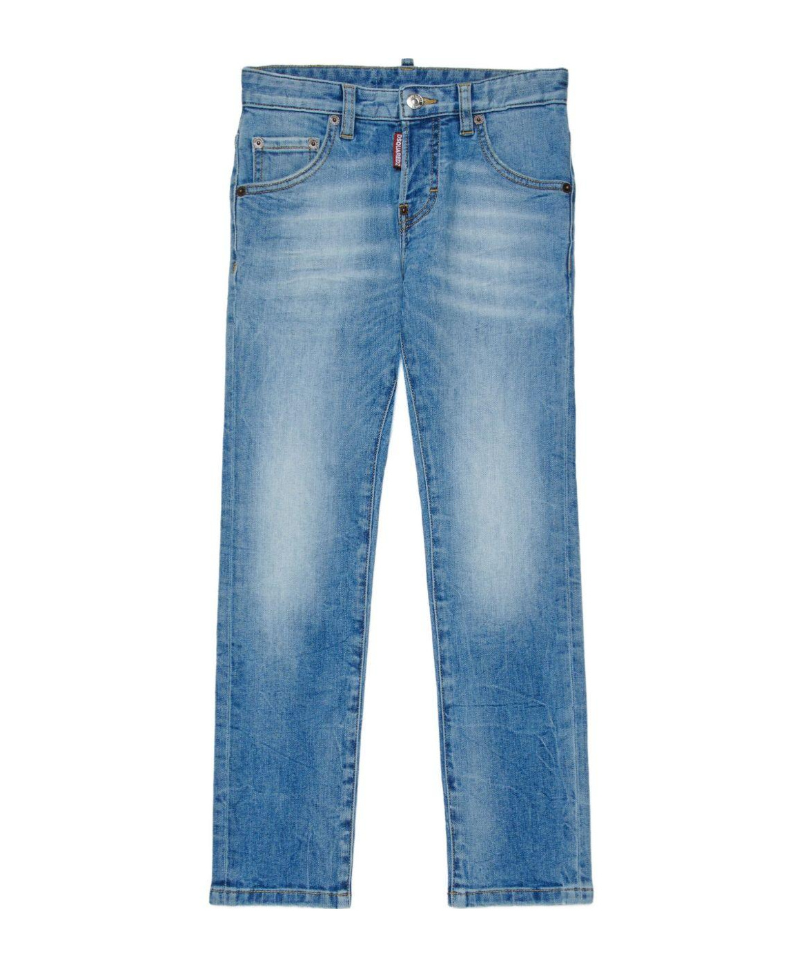 Dsquared2 Straight Jeans In Blue