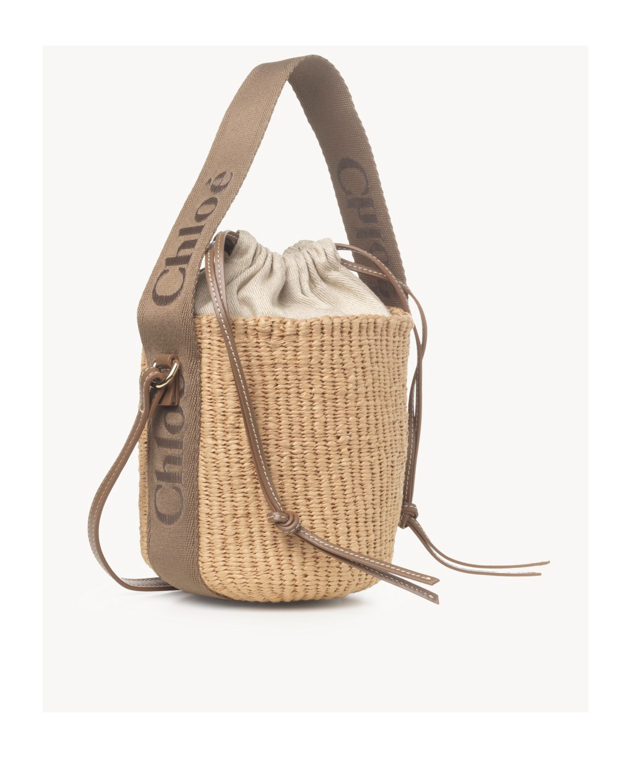 Chloé Sense Bucket Bag In Nude