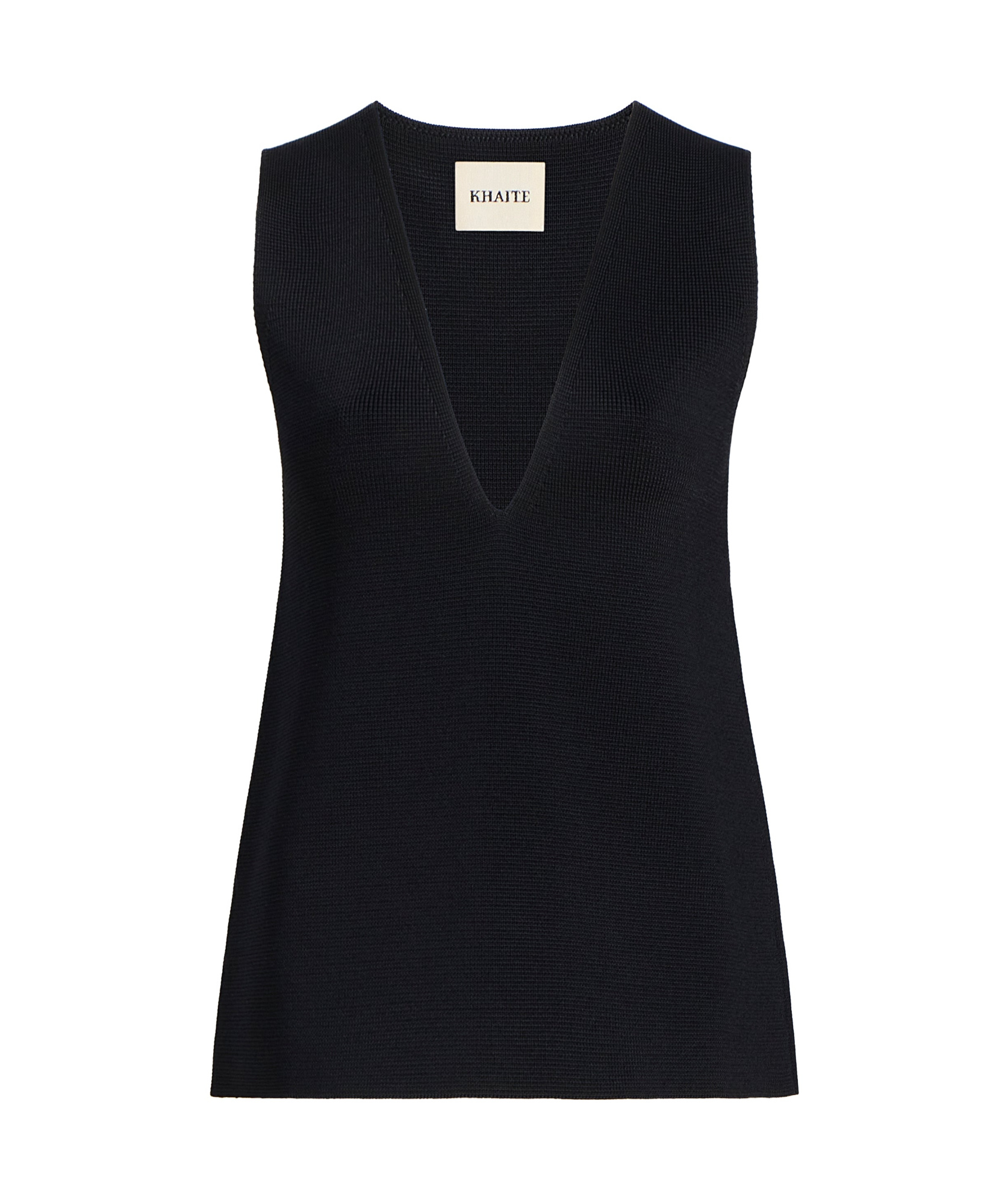Khaite Sleeveless Vest In Black