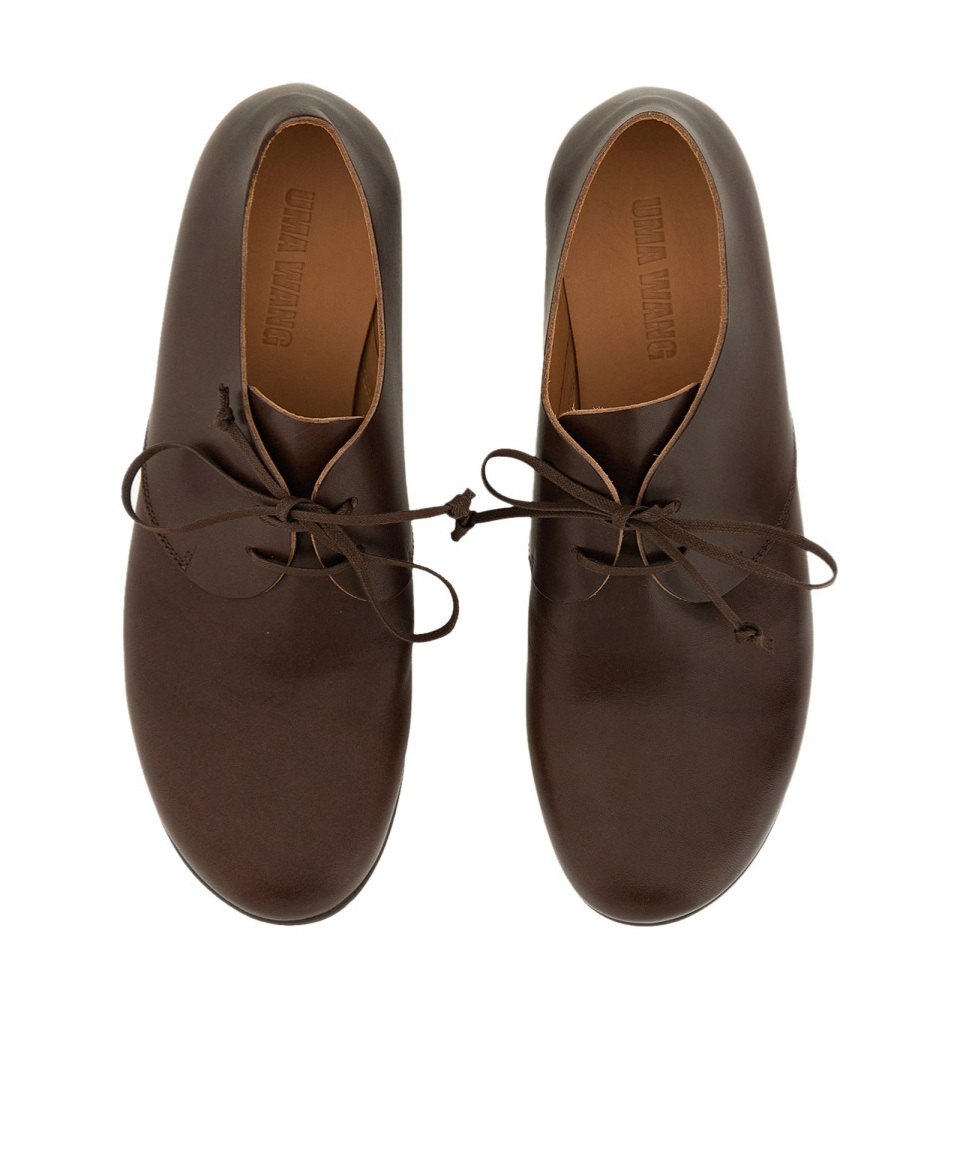Uma Wang Derby Lace-up In Brown