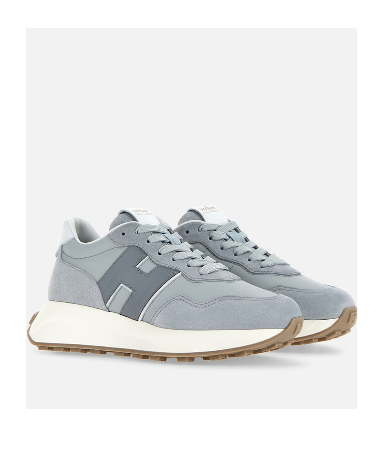 Hogan Laced Sneakers In Gray