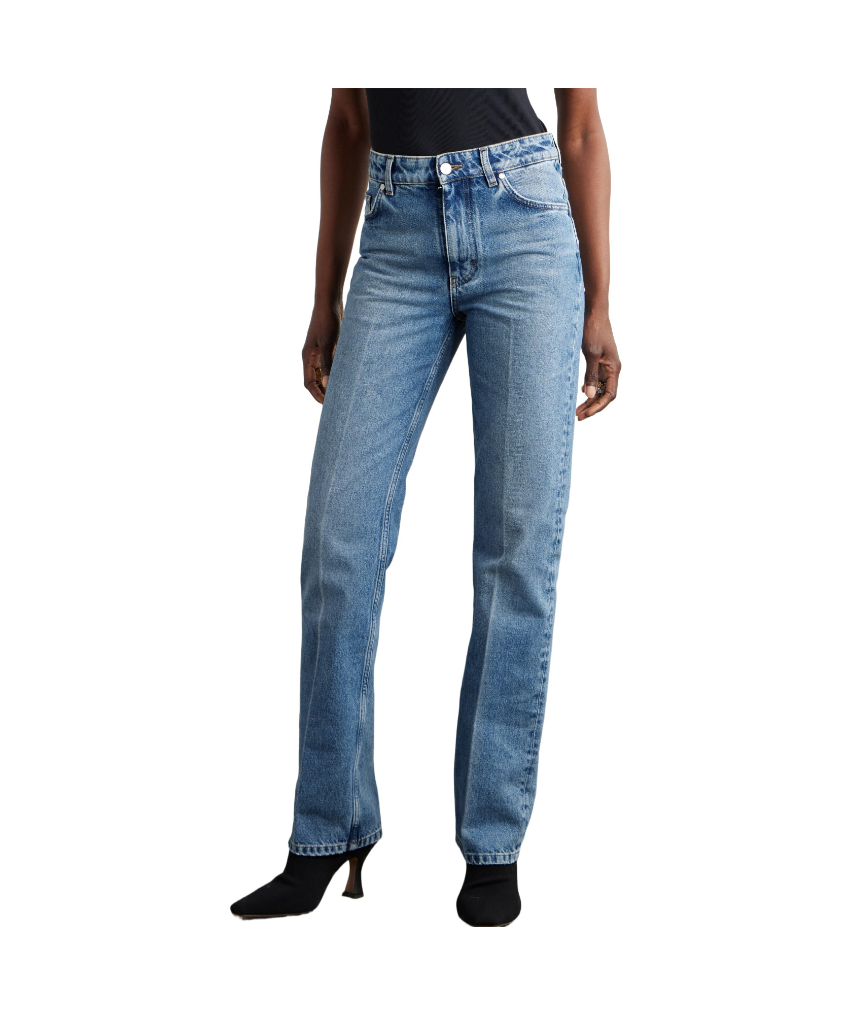Stella Mccartney Straight Jeans In Blue
