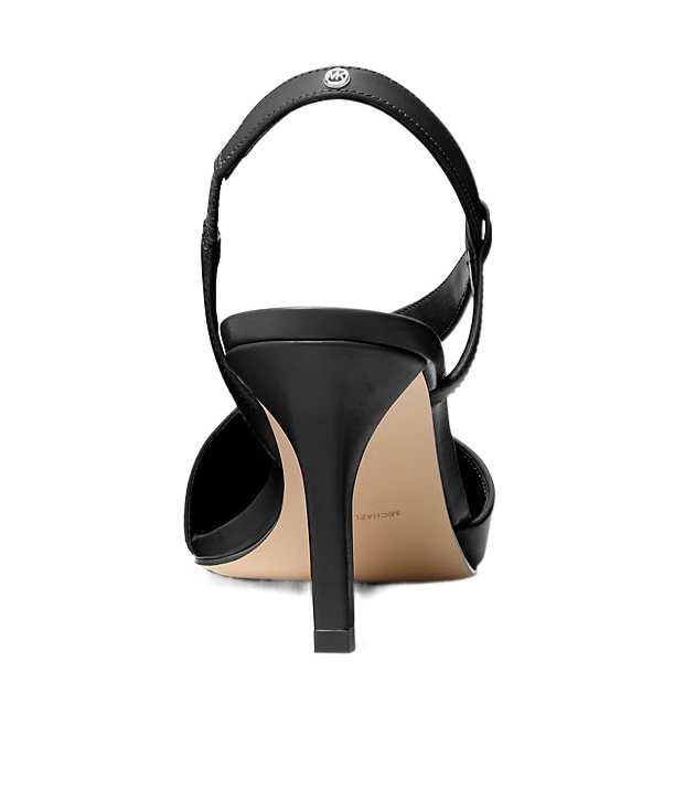 Michael Kors Pointed High-heeled Sandals In Black