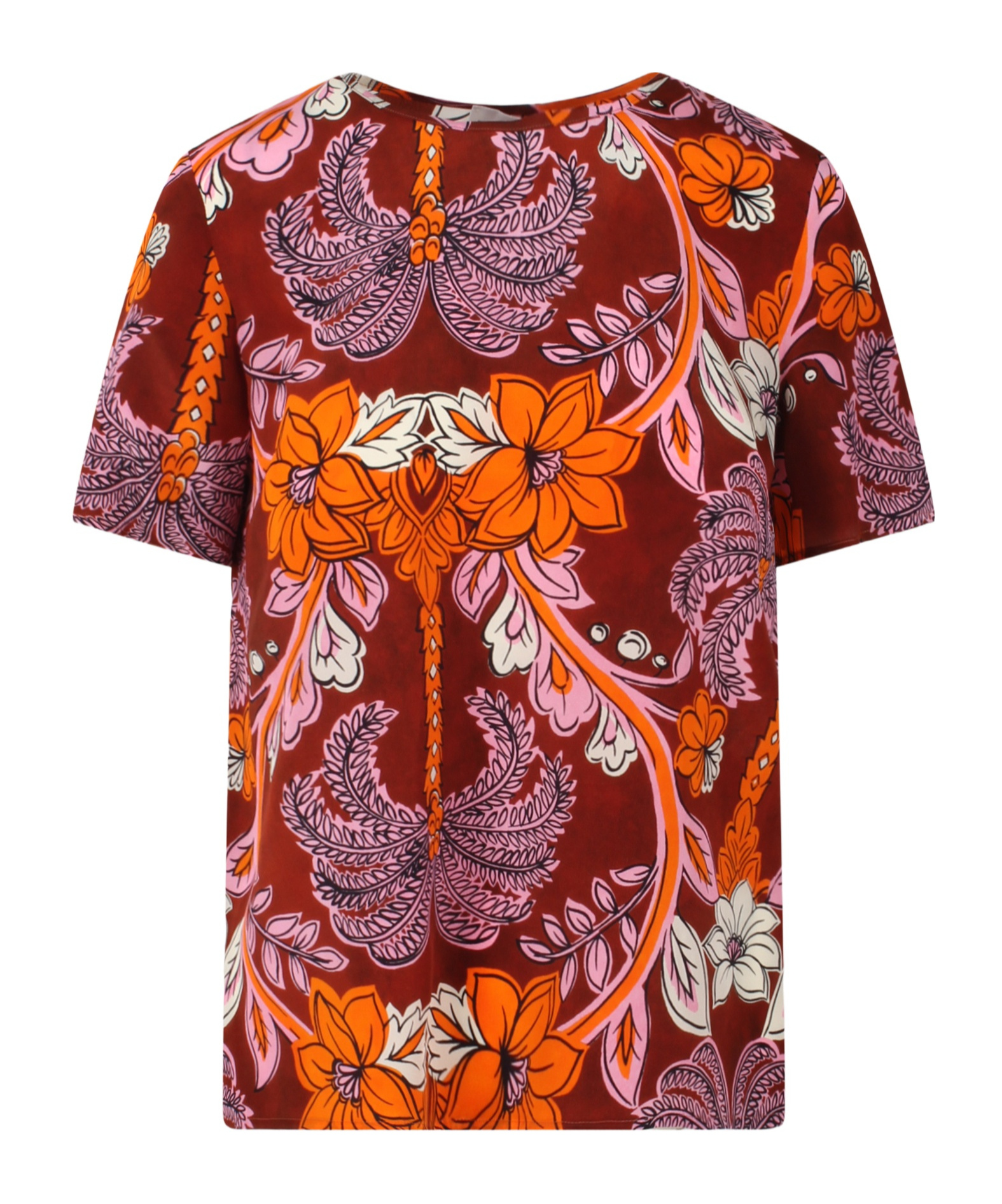 P.a.r.o.s.h Floral Silk Blouse