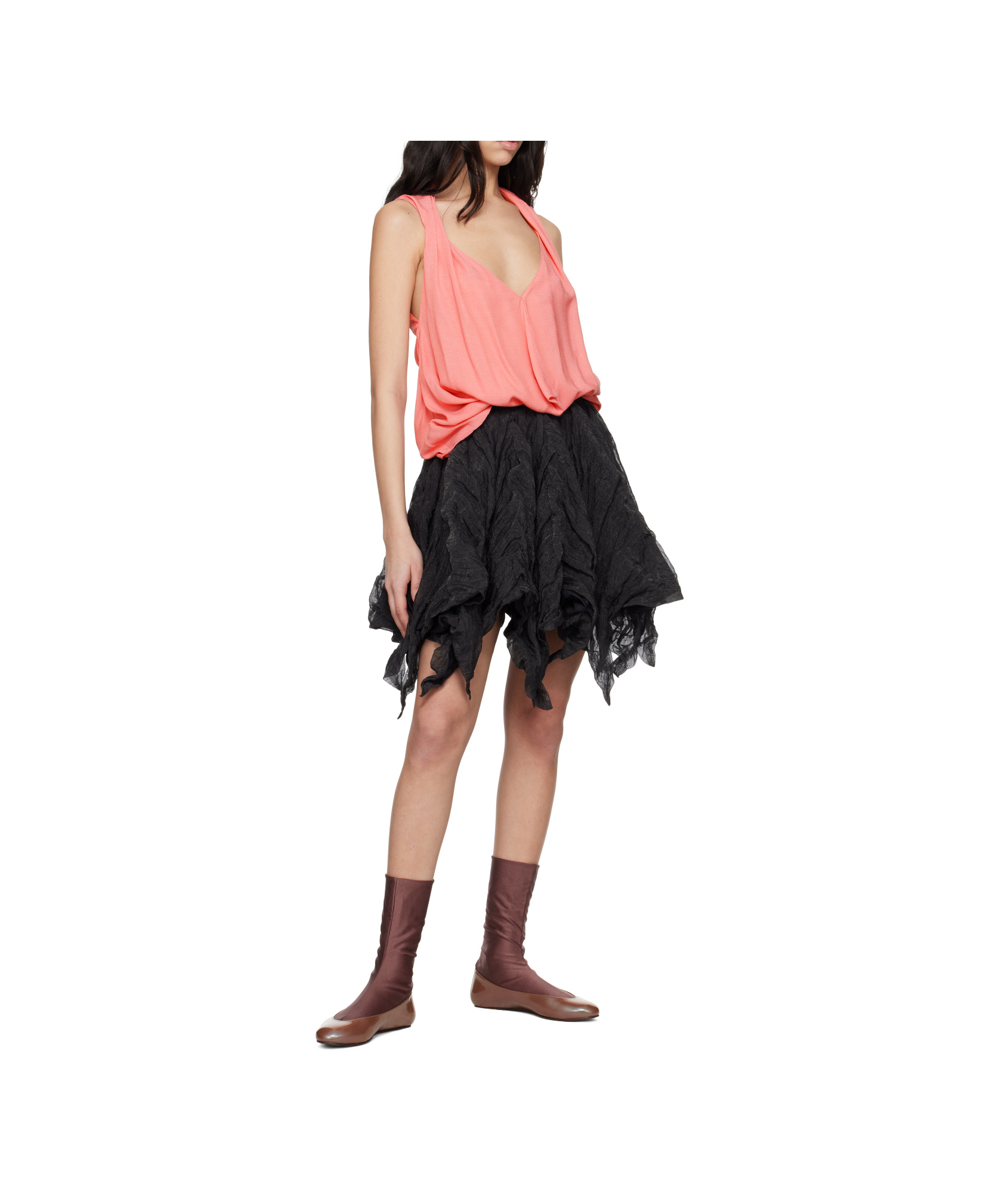 Shop Kiko Kostadinov Proxima Short Ballet Flats