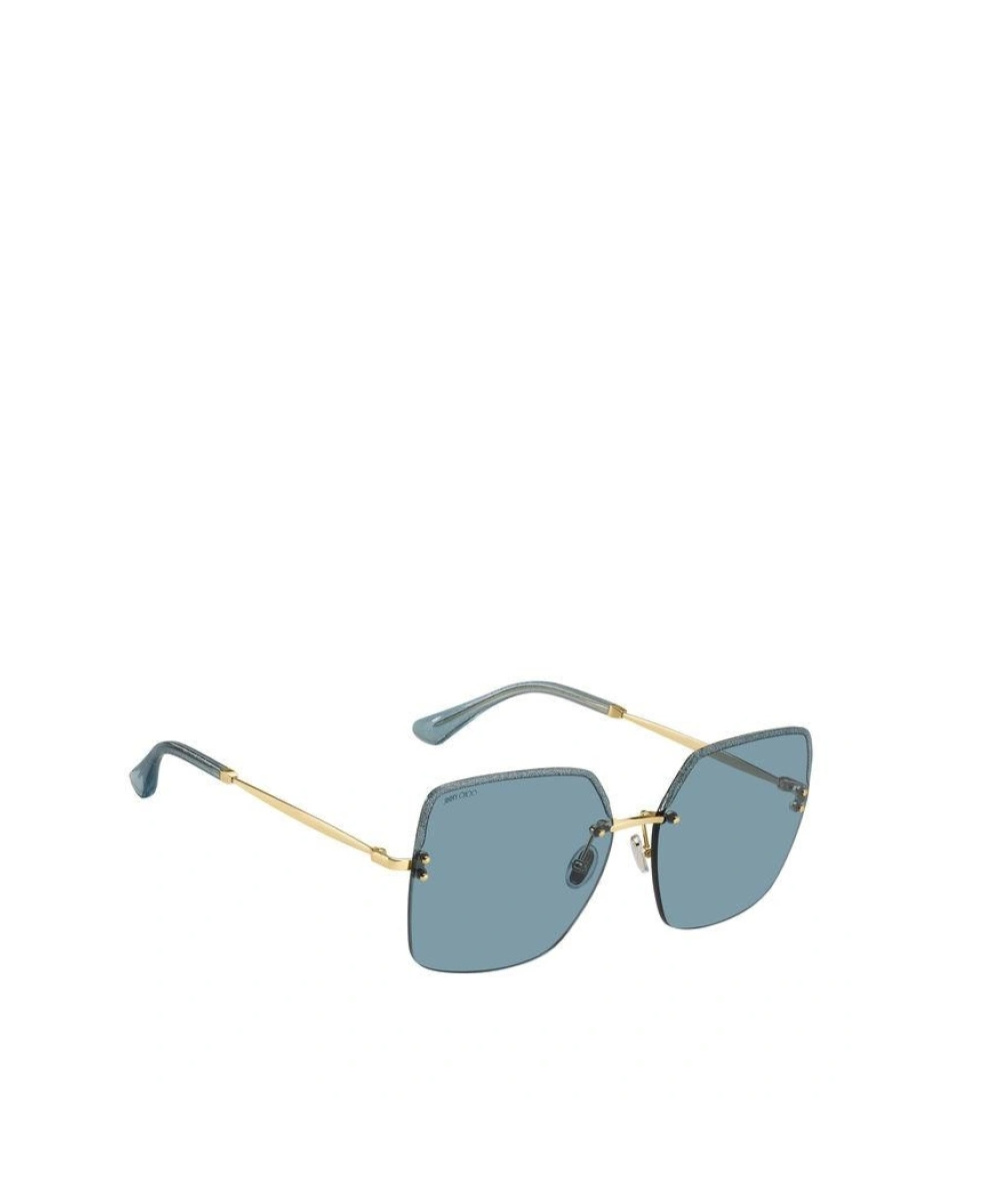 Jimmy Choo Tavis Oversize-frame Sunglasses In Blue
