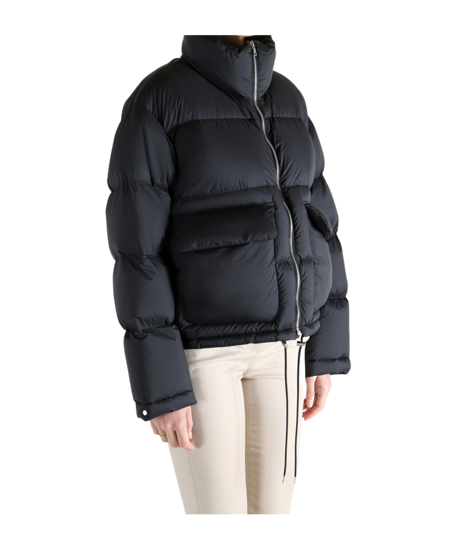 Auralee Super Light Nylon Ripstop Down Blouson In Black