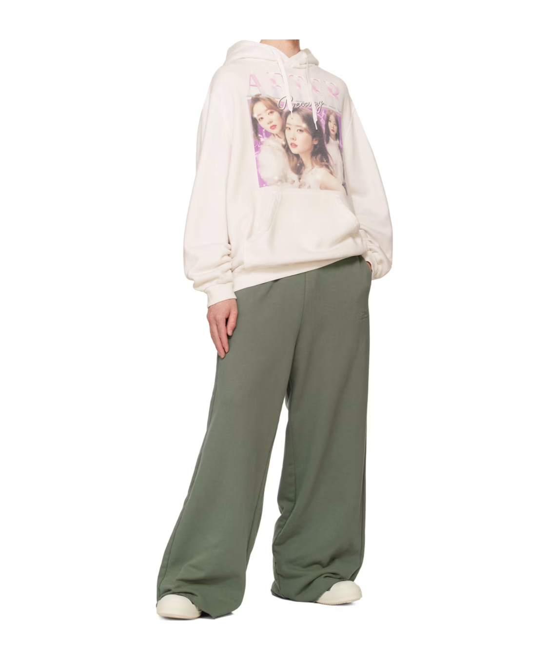 Doublet Before After Idol Hooded Hoodie In White
