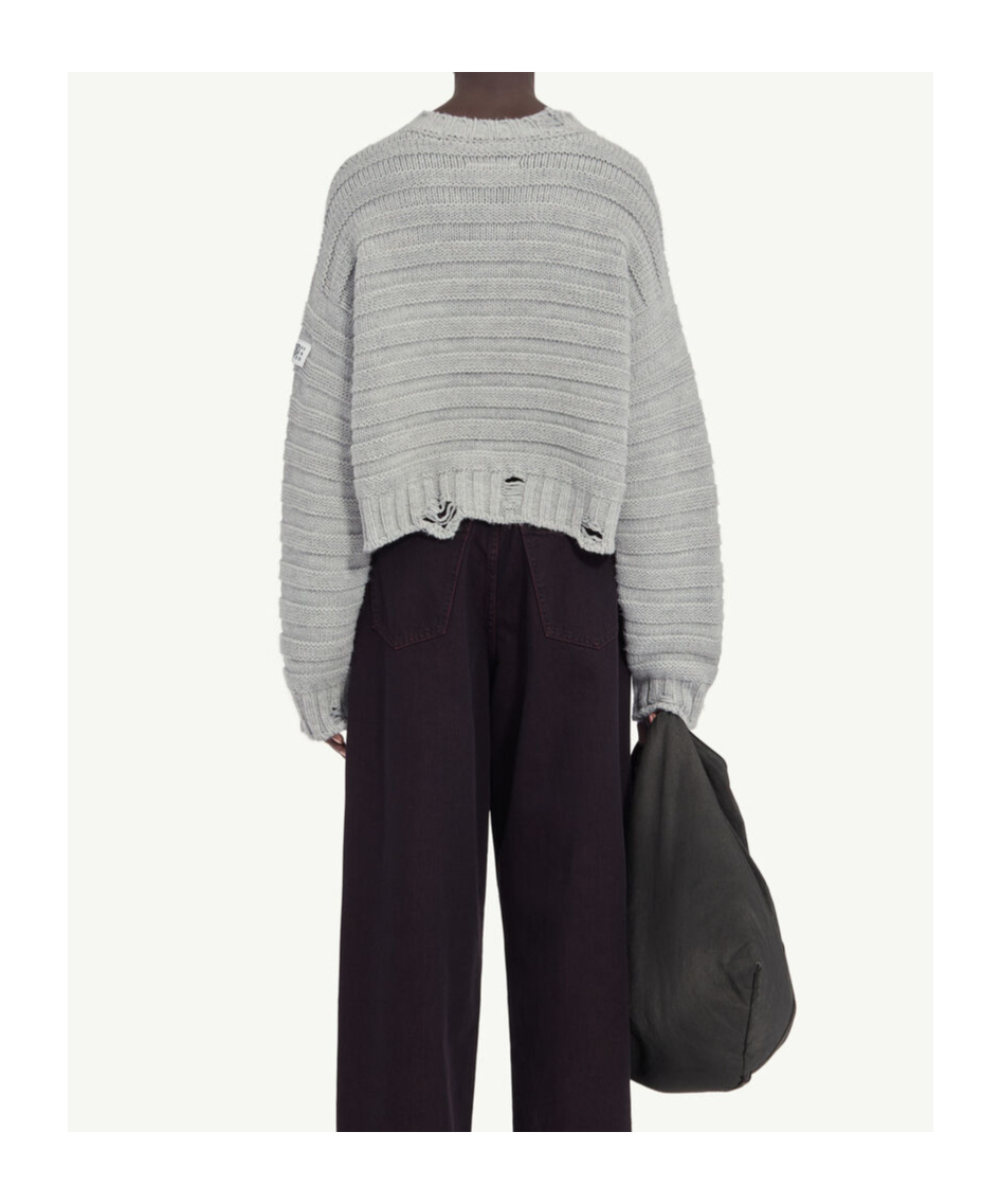 Mm6 Maison Margiela Wool Jumper In Gray