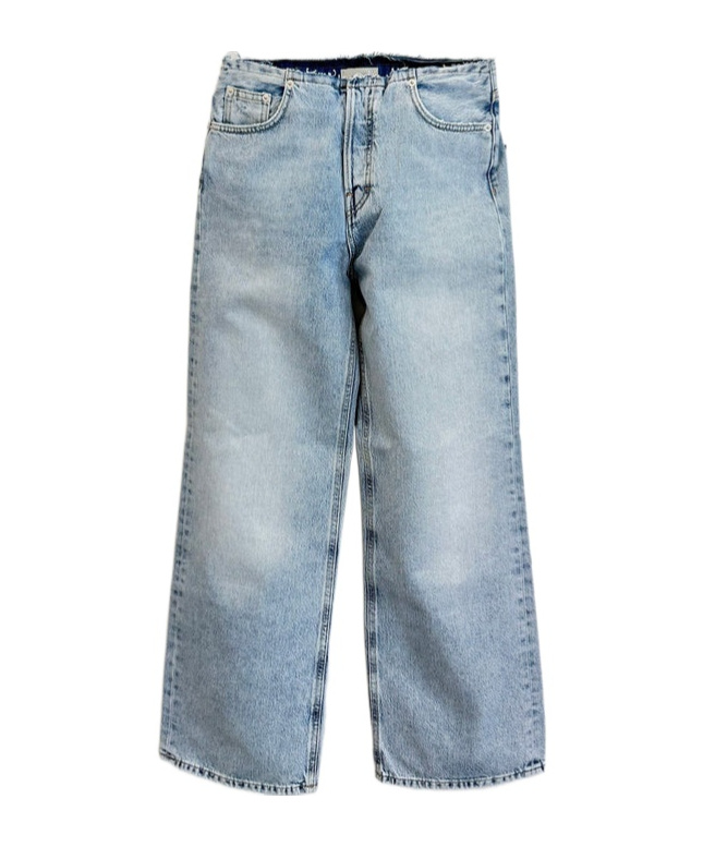 Haikure Belt Loops Slacks In Blue