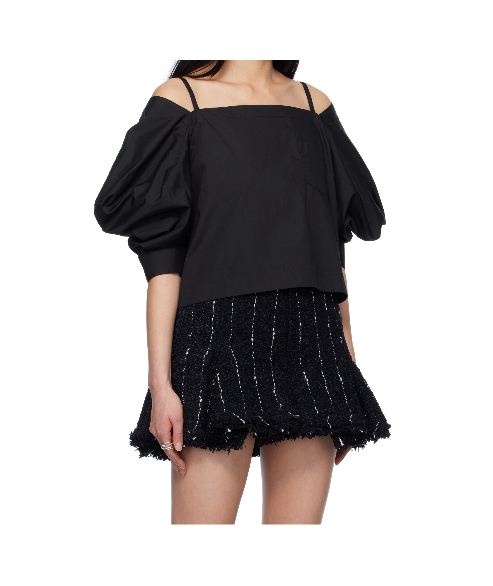 SACAI POPLIN BLOUSE