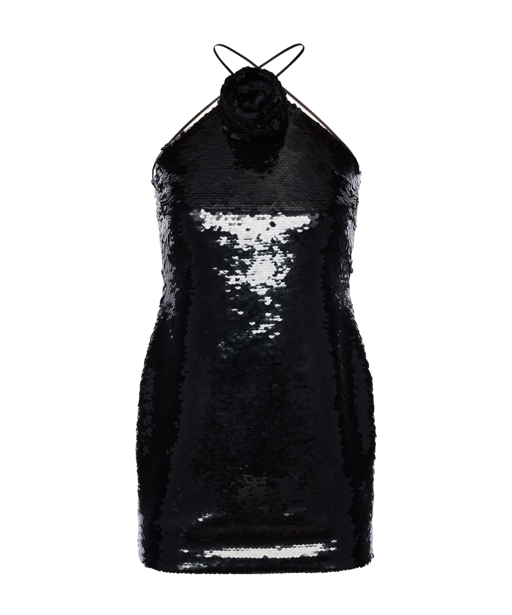 Magda Butrym Sequin Mini Dress In Black